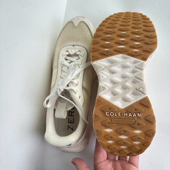 Cole Haan Women's Size 7.5 Zerogrand Outpace III Sneaker Ivory Cream Casual - Picture 5 of 12